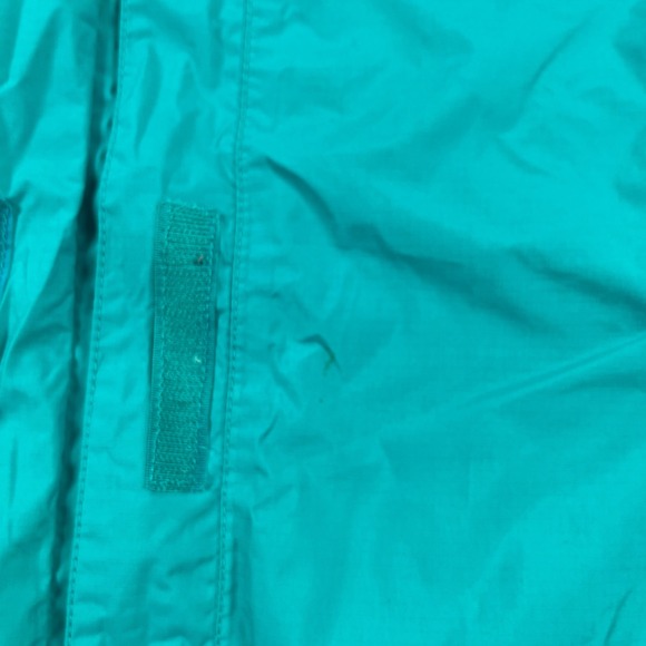 The North Face Jacket Womens Small HyVent Windbreaker Rain Hooded Nylon Teal - Picture 6 of 16